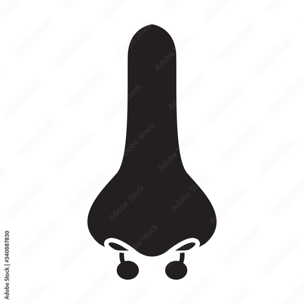 Piercing of nose vector icon.Black vector icon isolated on white background piercing of nose. Piercing of nose vector icon.Black vector icon isolated on white background piercing of nose.