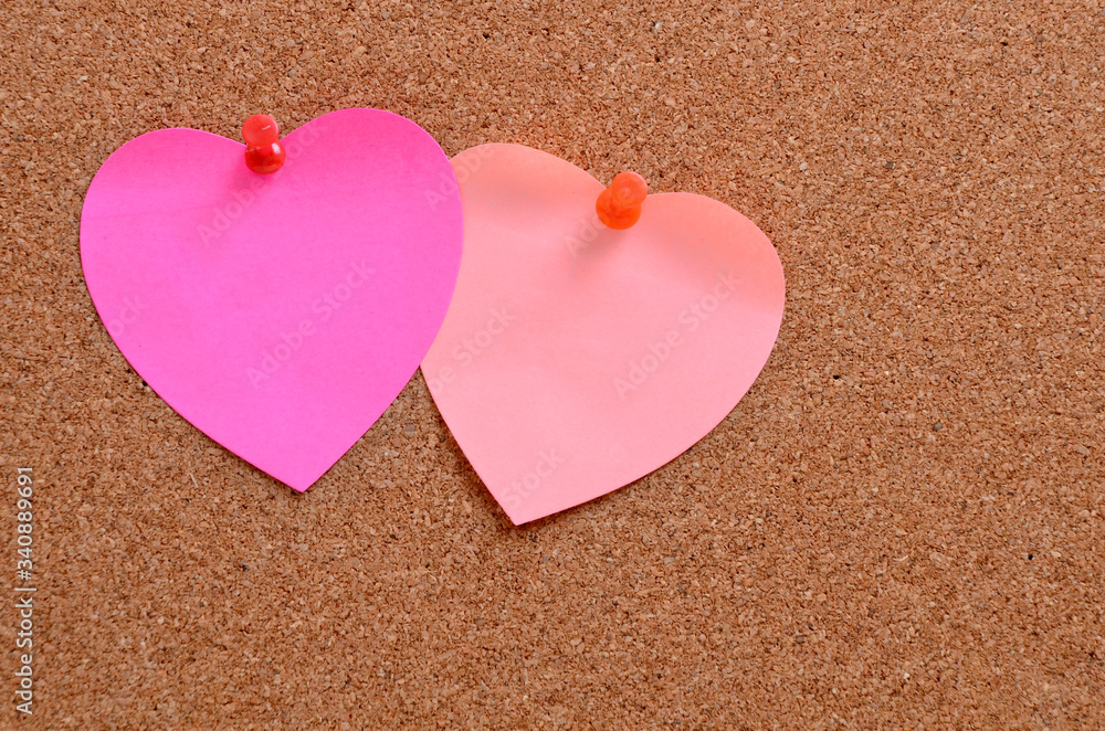 Heart shaped paper notes with envelope Heart shaped paper notes with envelope