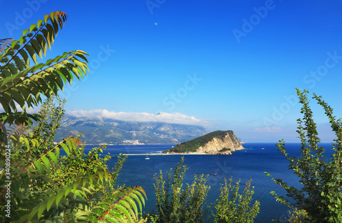 Fototapeta Naklejka Na Ścianę i Meble -  View of Budva resort in Montenegro