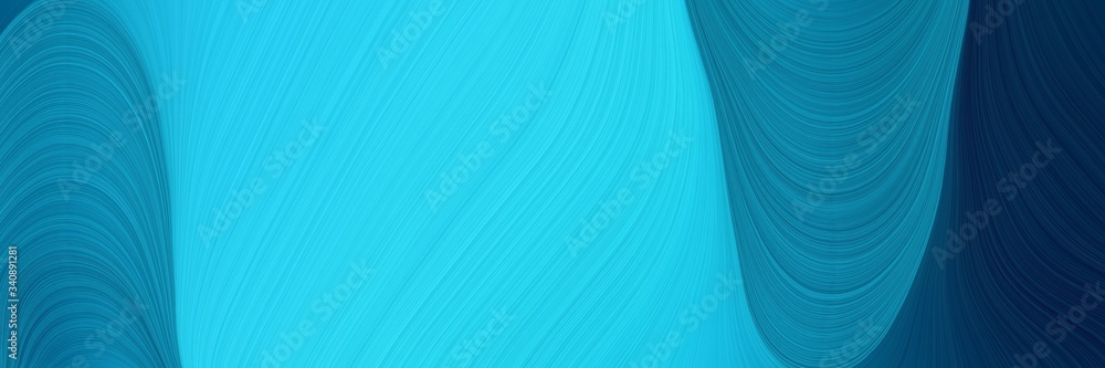 horizontal background banner with dark turquoise, very dark blue and bright turquoise color. modern soft swirl waves background design horizontal background banner with dark turquoise, very dark blue and bright turquoise color. modern soft swirl waves background design