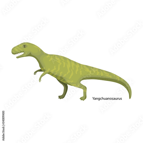 Ancient dinosaur vector icon.Cartoon vector icon isolated on white background ancient dinosaur. © Svitlana