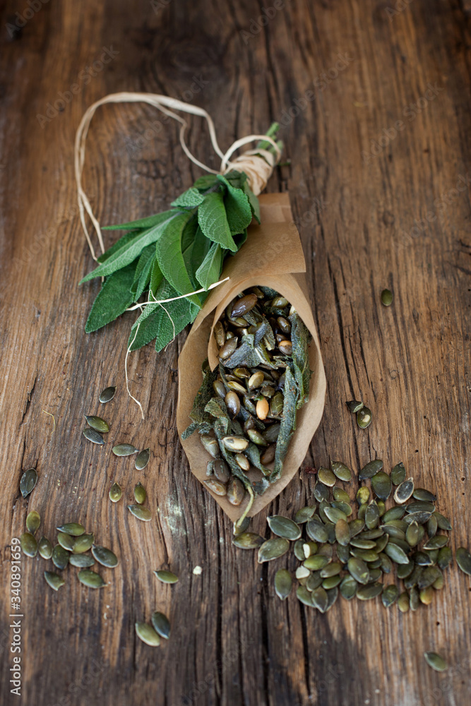 healthy eating - sage chips