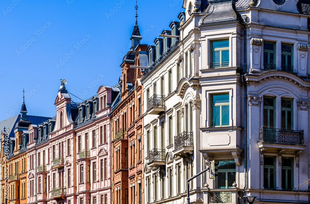 Fototapeta premium famous old town of Rosenheim - bavaria
