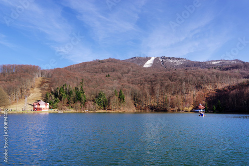 Mogosa Lake in Romania, Europe photo