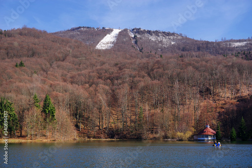 Mogosa Lake in Romania, Europe photo