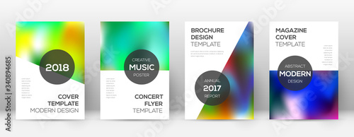 Flyer layout. Modern immaculate template for Broch