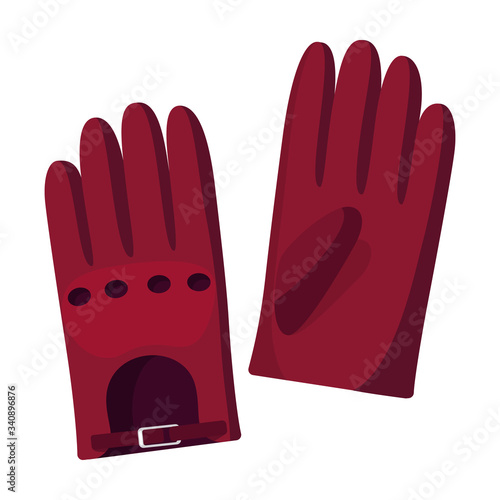 Elegant glove vector icon.Cartoon vector icon isolated on white background elegant glove.