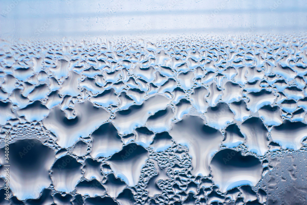 Fototapeta premium abstract blue background with bubbles