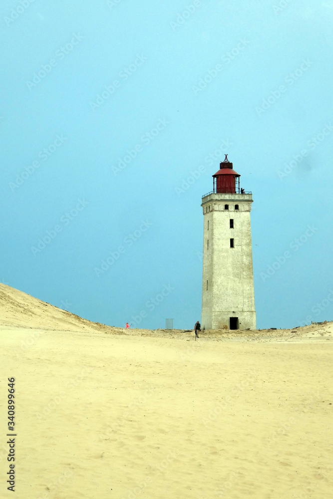 Leuchtturm Rubergs Knude am ursprünglichen Standort Leuchtturm Rubergs Knude am ursprünglichen Standort