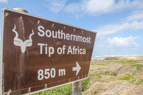 Cape Agulhas, the sourthern most tip of Africa and where the two oceans meet