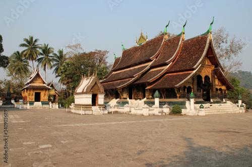 buddhist temple (Wat Xieng Thong) in luang prabang (laos) 