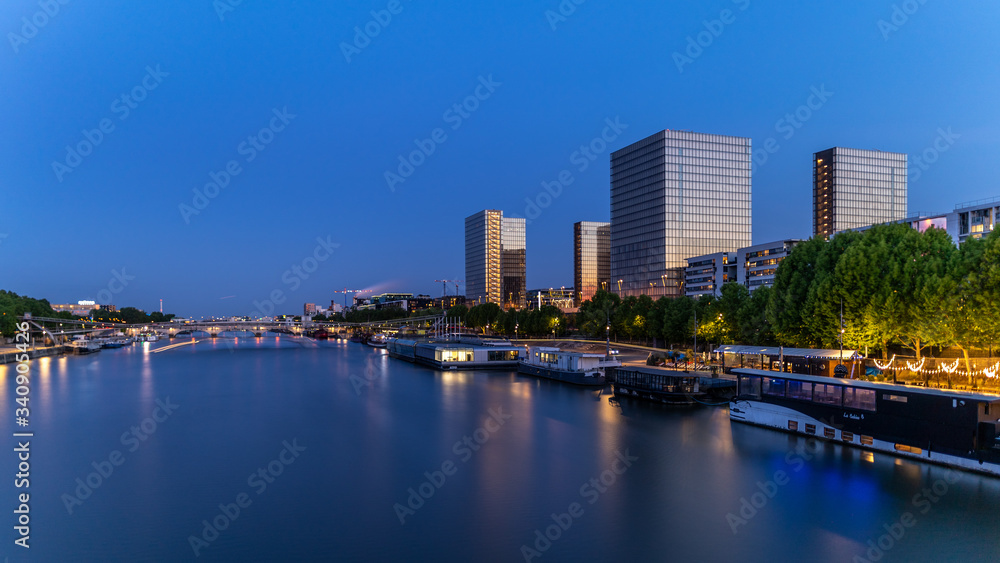 view of the National Library of France in Paris