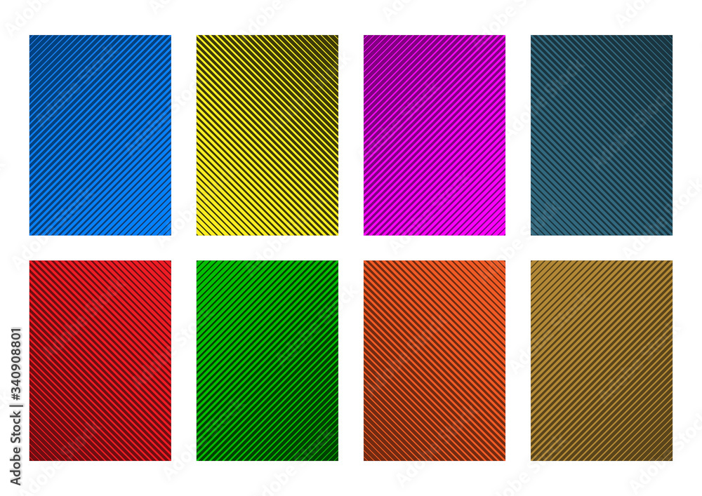 Set of abstract background vector design templates
