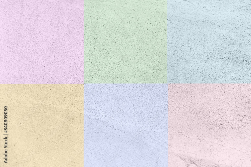 Fototapeta premium Mixed color concrete backgrounds