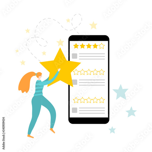 Client make a feedback. Hand drawn concept.