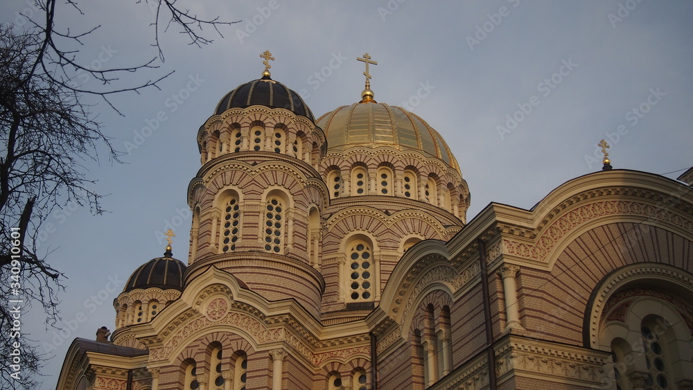 Orthodox church in Riga, Latvia