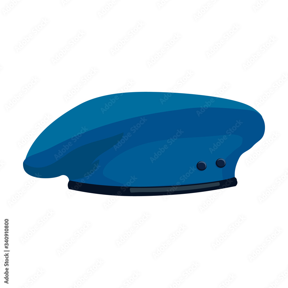 Military beret vector icon.Cartoon vector icon isolated on white background military beret. Military beret vector icon.Cartoon vector icon isolated on white background military beret.