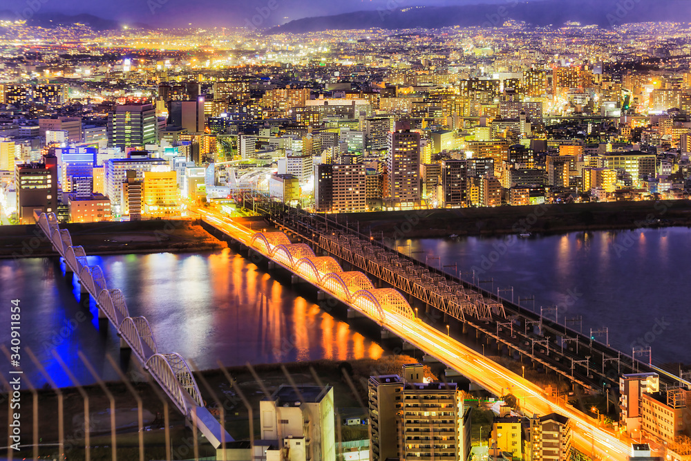 JP Osaka skydeck rvr rail bridges