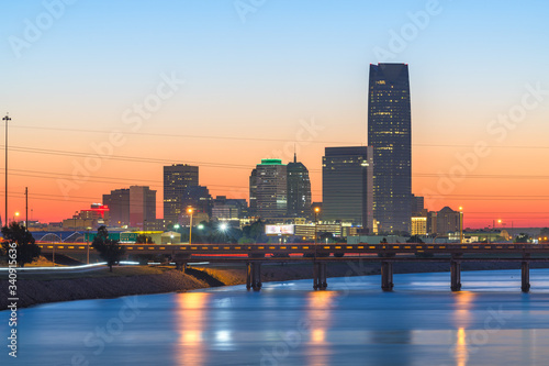 Oklahoma City, Oklahoma, USA River and Skyline © SeanPavonePhoto