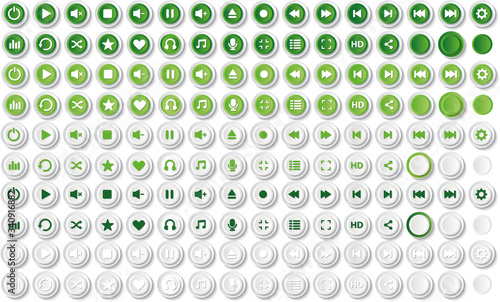 Bouton Icône Musique 
