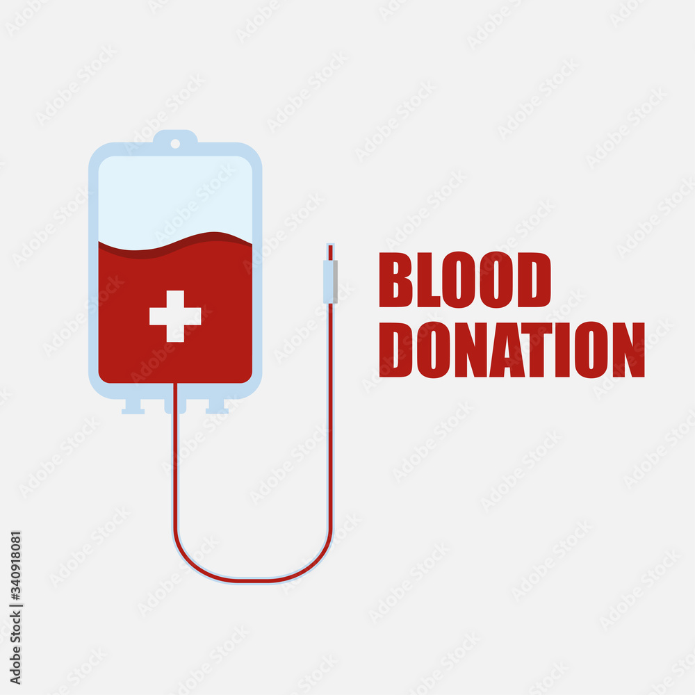 Blood Donation vector illustration. Blood Donation vector illustration.