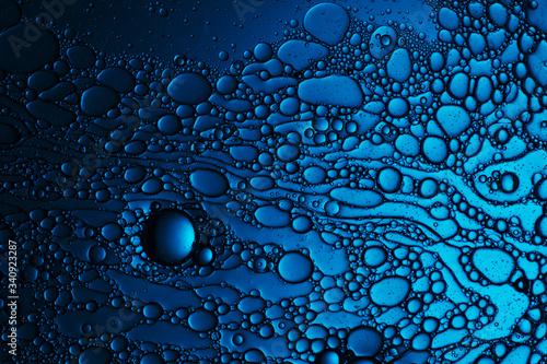 Фотография abstract dark blue science background