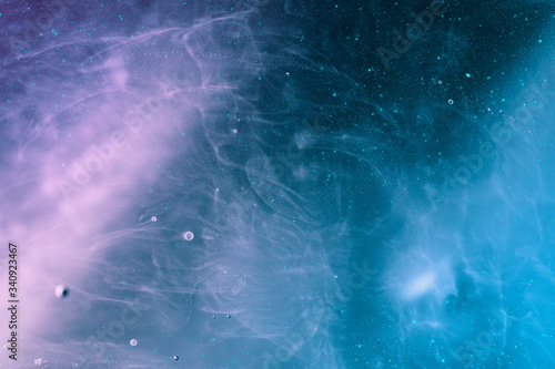 abstract universe, galaxy, nebula and stars in fantasy space background