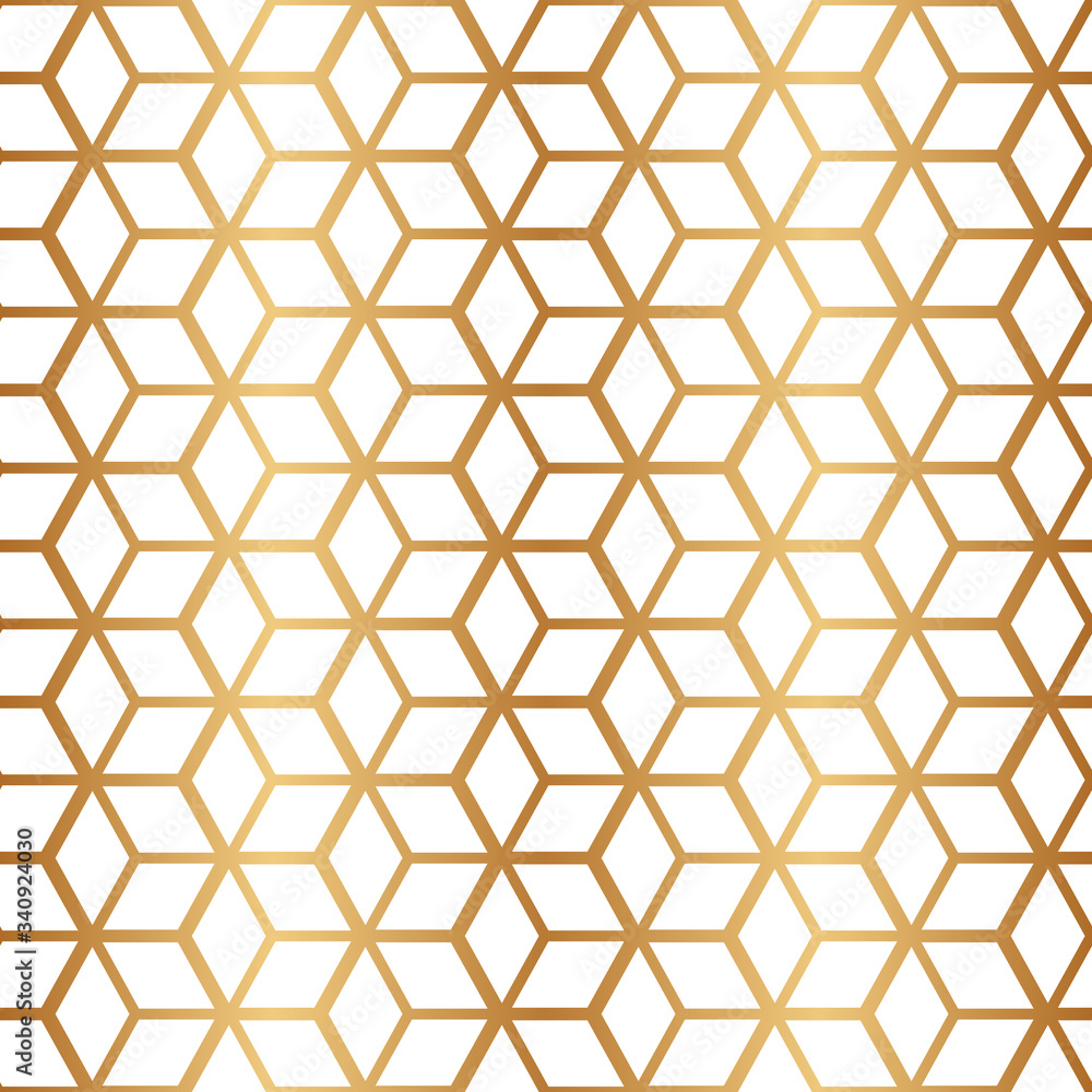 Gold geometric background. Chinese and Japanese style. Traditional oriental seamless pattern. Abstract golden texture. Asian oriental for design prints. Culture motif. Repeat tribal ornament. Vector Gold geometric background. Chinese and Japanese style. Traditional oriental seamless pattern. Abstract golden texture. Asian oriental for design prints. Culture motif. Repeat tribal ornament. Vector