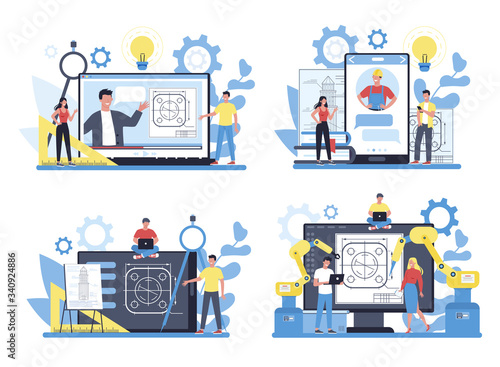Engineeering online service or platform on differernt device concept