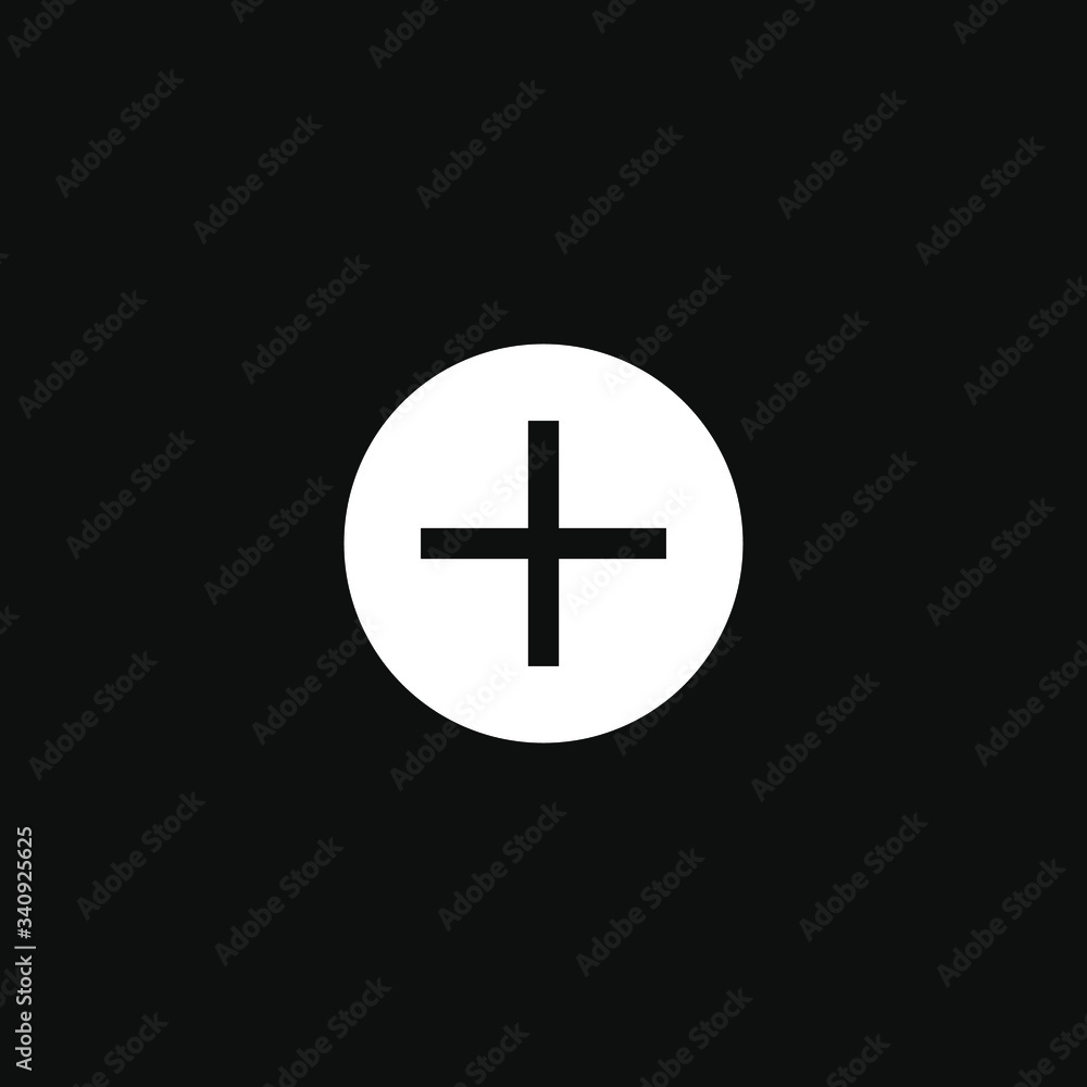 Vector cross isolated on black background Vector cross isolated on black background