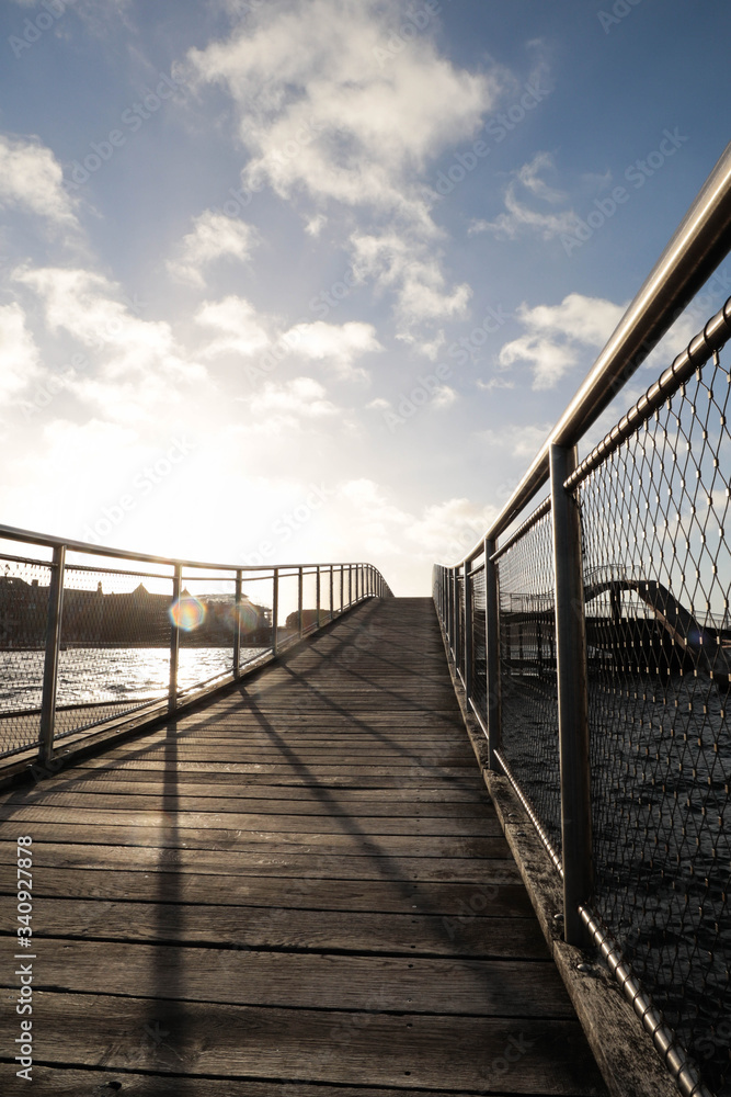 Fototapeta premium bridge over the sea