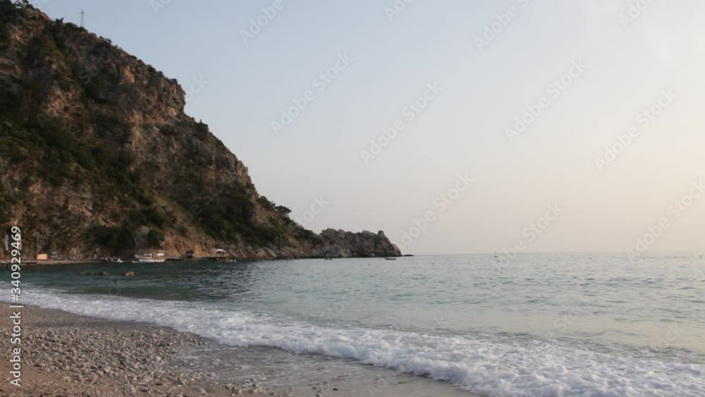 Beautiful sea mountains and the beach in Fethiye, Turkey Beautiful sea mountains and the beach in Fethiye, Turkey