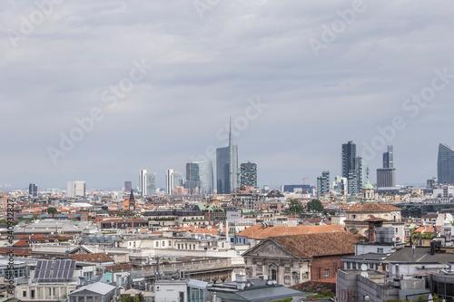 The business district of Milan, Italy. © julianelliott