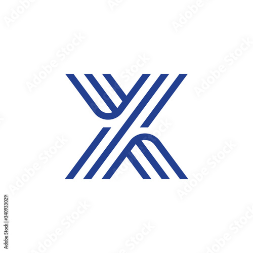 Letter X logo icon design template elements.