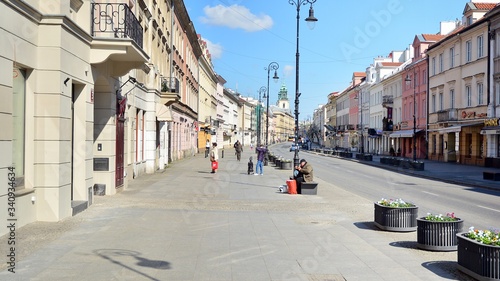 The streets and main places of remain deserted due to the coronavirus health emergency. The city empties itself of tourists and people. Stop coronavirus.