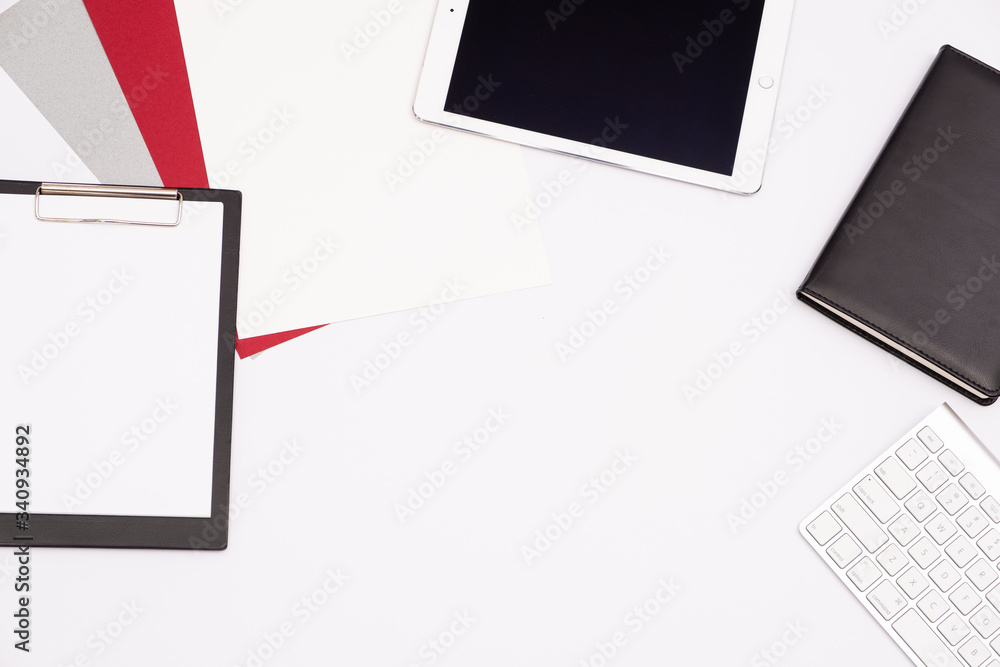 A workplace for freelancer or office worker A workplace for freelancer or office worker