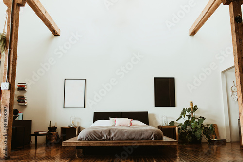 Принти на полотні Cozy minimal bedroom