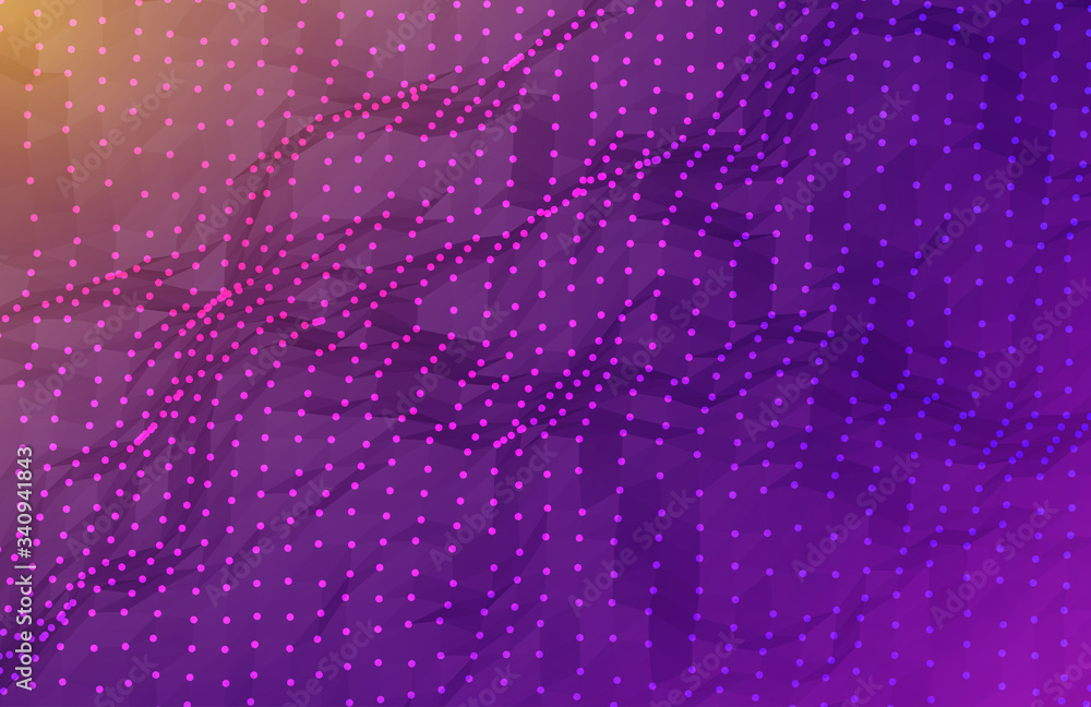 Abstract geometric background with digital landscape or waves. Vector futuristic illustration. Abstract geometric background with digital landscape or waves. Vector futuristic illustration.