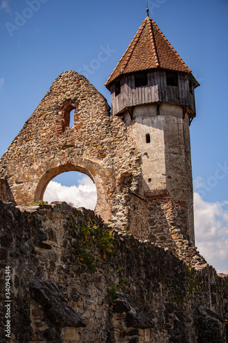 Church castle Kerk in Romania