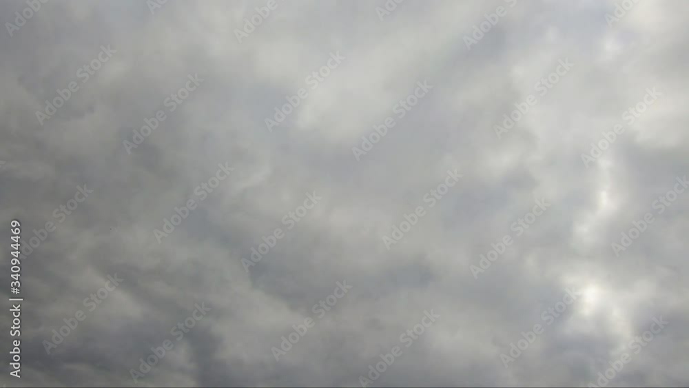 Gloomy thunderclouds fly fast in the sky. Accelerated video Gloomy thunderclouds fly fast in the sky. Accelerated video