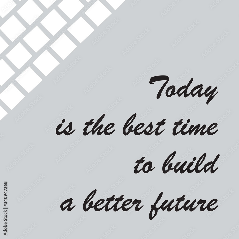 Illustration of motivational words about enthusiasm to build a better future. Illustration of motivational words about enthusiasm to build a better future.