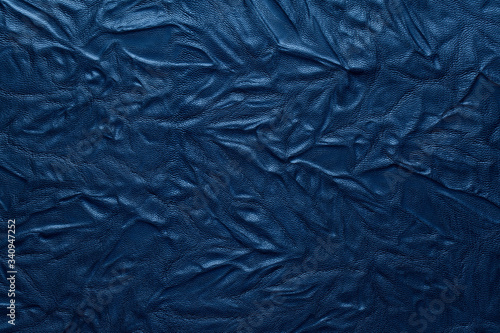 blue leather texture, use for backgrounds
