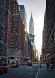 Street view on Chrysler Building. In Midtown Manhattan, New York City, USA