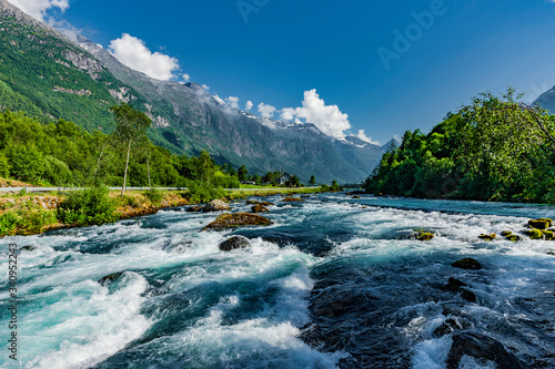Laukifossen in Norwegen