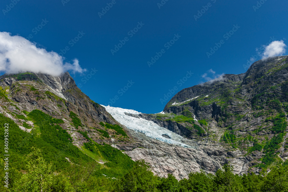 Bøyabreeen Gletscher in Norwegen, Scandinavien