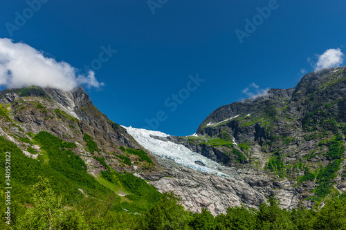 Bøyabreeen Gletscher in Norwegen, Scandinavien