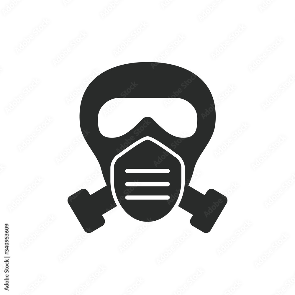 gas mask icon vector design illustration