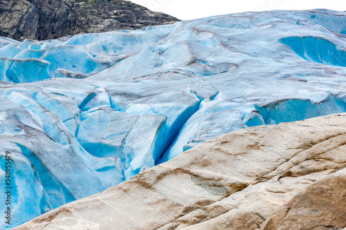 Gletscher Nigardsbreen in Norwegen, Skandinavien