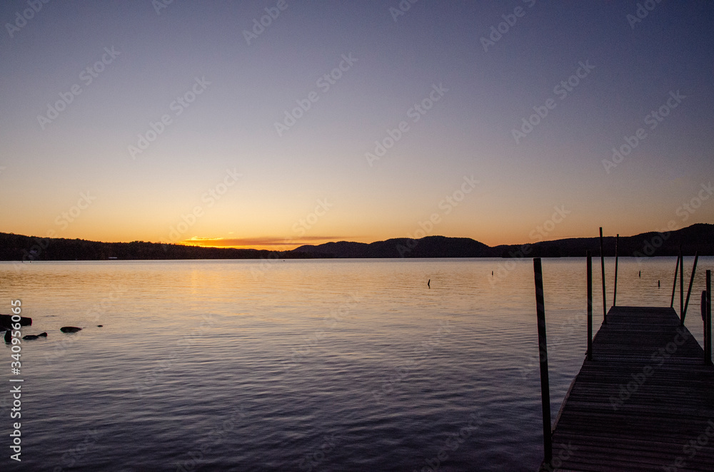 twilight lake
