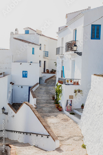 views of the old mediterranean village of Figiliana in Andalusia, Spain © Dellealpi